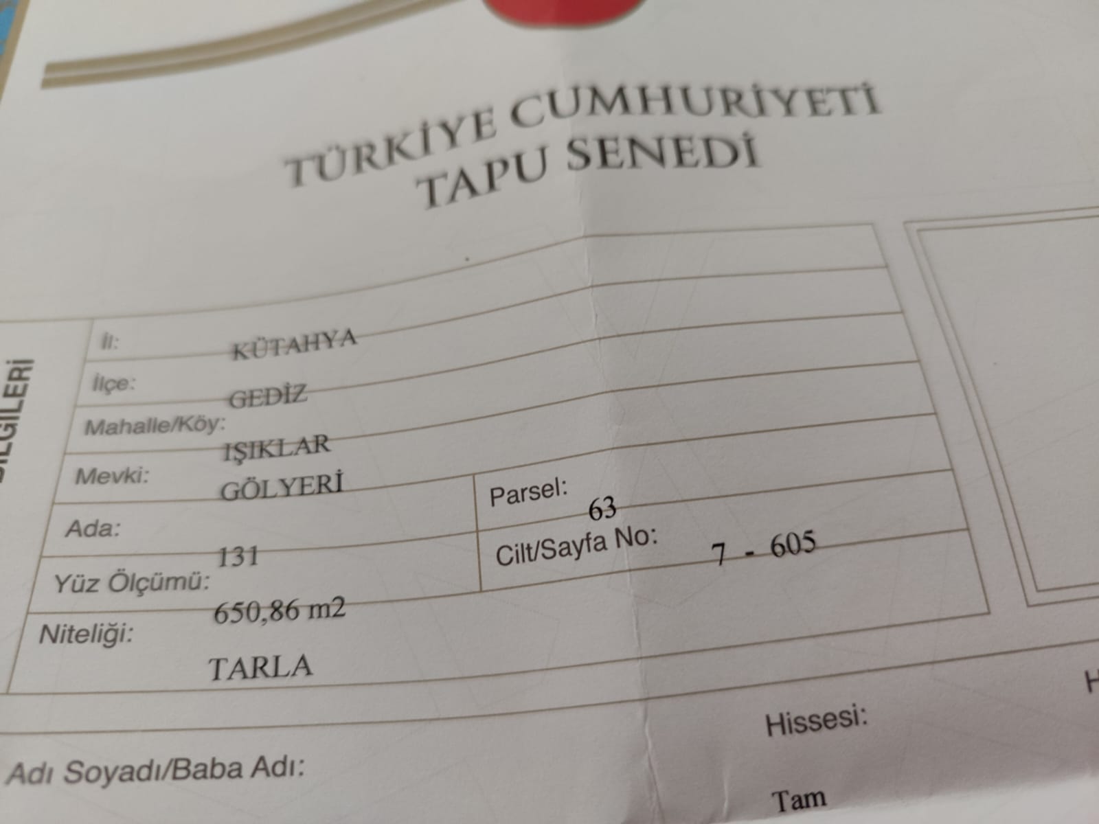 İlan Fotoğrafı